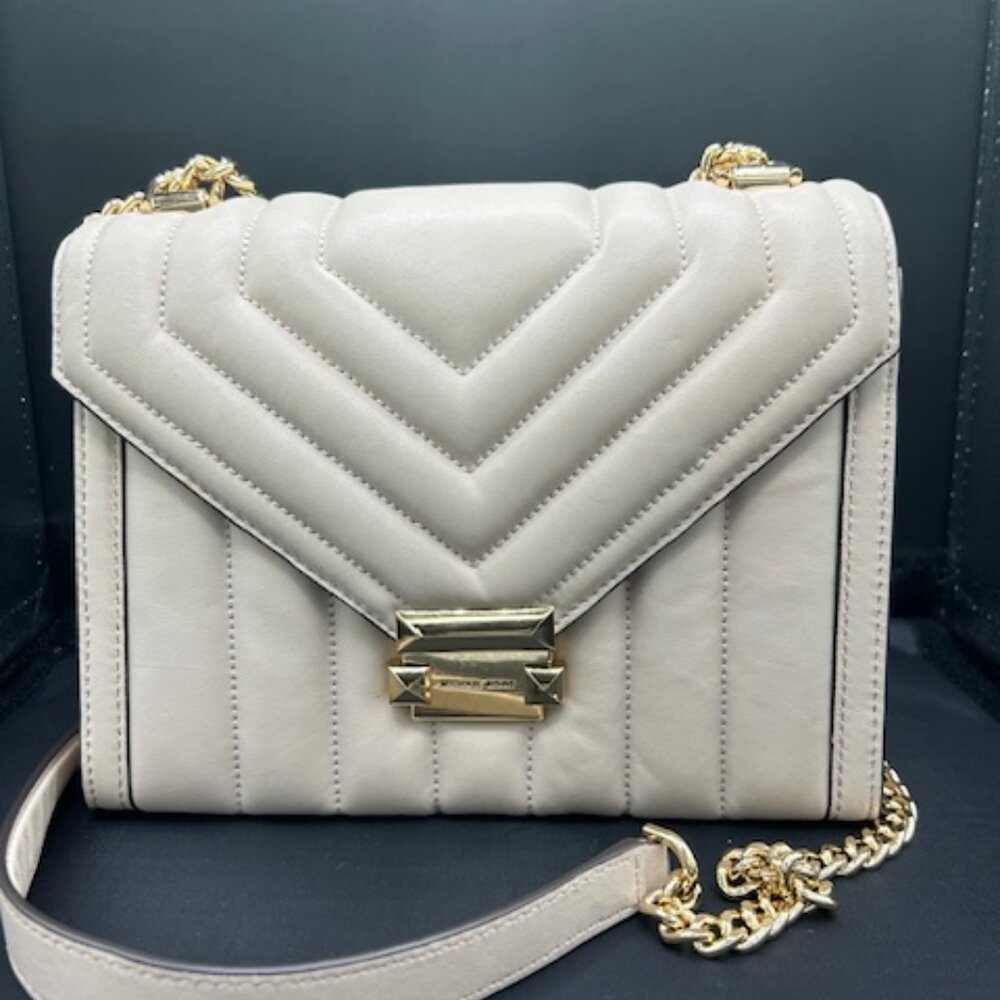 Michael Kors Pink Whitney Quilted Shoulder Bag - Soft Pink